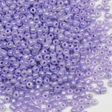 Imagem de Grânulos de sementes roxos azuis claros de 4 mm para fabricação de joias, cerca de 3380 gramas, cerca de 3380 peças, artesanato de vidro 6/0 para fazer brincos, pulseiras, pingentes, joias de cintura