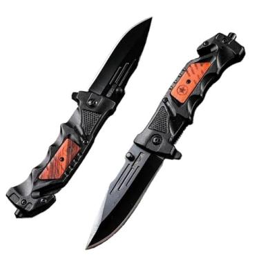 Imagem de Canivete, Faca Dobrável Multifuncional de Sobrevivência para Acampamento com Cabo Resistente