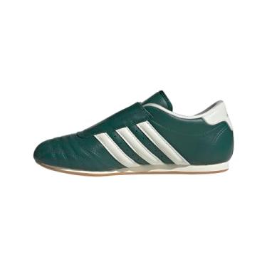 Imagem de adidas Tênis feminino Taekwondo com cadarço casual - verde, branco, Multi, 7.5 Wide