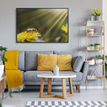 Imagem de Quadro Abelha 60x40 Cm Adesivo Fotográfico