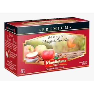 Imagem de Cha misto de MAÇÃ E CANELA Mandiervas Premium 20 sache 1 de 26g