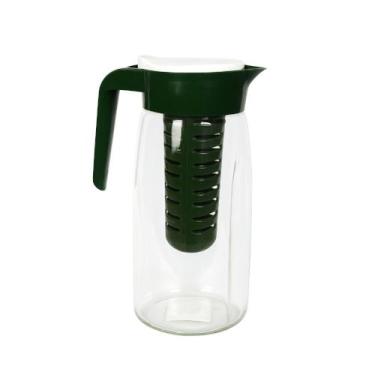 Imagem de Jarra de Vidro Redonda com Infusor 1,45 litros Coloridas - Home Land, 