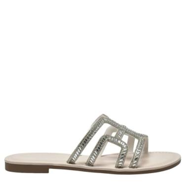 Imagem de Rasteirinha Via Marte Feminina 308-004 Branco