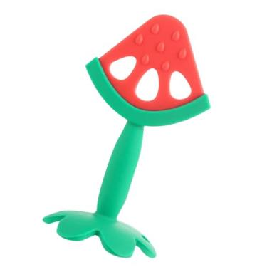 Imagem de Yunir Brinquedo Calmante para Mordedor de bebê Em Formato de Fruta para Recém-nascidos, Material de Silicone Seguro Acalma As Gengivas do bebê e Promove Hábitos de Mastigação Precoce (#12)
