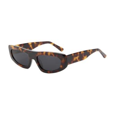 Imagem de JRLLFD Óculos de sol punk masculino polarizado acetato feminino masculino para áreas externas uv400 (tartaruga)