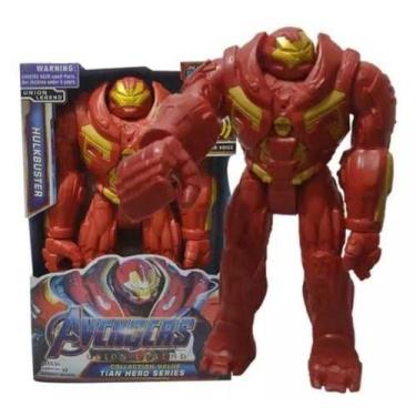 Imagem de Boneco Homem De Ferro Hulkbuster 30 Cm Vingadores Com Som E luz - Mala