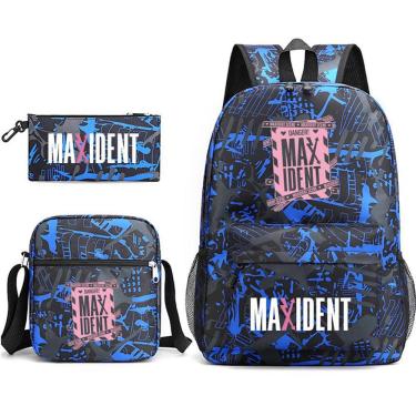 Imagem de Mochila escolar Maxidents Cartoon Kids 3 unidades/conjunto