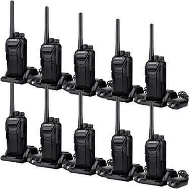 Imagem de Retevis Walkie Talkies Rt27 De Longo Alcance, Rádios Bidirecionais Portáteis Frs, Viva-Voz Vox, Base Carregadora Usb, Rádio Bidirecional Recarregável Para Empresas, Varejo, Escolas, Saúde (Pacote Co
