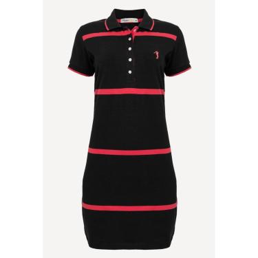 Imagem de Vestido Listrado Aleatory Gorgeous Preto-Feminino