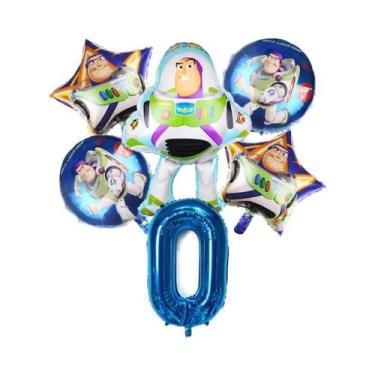 Imagem de Balões De Alumínio Toy Story Buzz Lightyear Woody Para Festa De Aniver