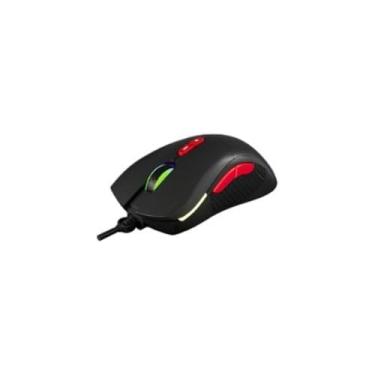 Imagem de Mouse Gamer com Fio 7200 DPI, 7 Botões Programáveis, RGB, Preto, 1.8m Cabo, GM180