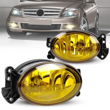 Imagem de TULALUX Faróis de neblina compatíveis com Mercedes Benz MB C230 C250 C350 CLS500 E320 E350 E550 G550 GL320 GL550 ML320 ML350 ML550 R320 R500 SL500 SL600, G. 55/G6 3/G65/R63/SL55 AMG 1 par (lente