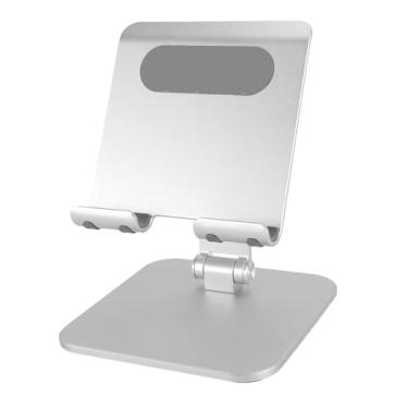 Imagem de Suporte de mesa Ainoli com ângulo de altura ajustável para tablet Suporte de leitura Matal para telefones ou tablets de 5 a 13 polegadas