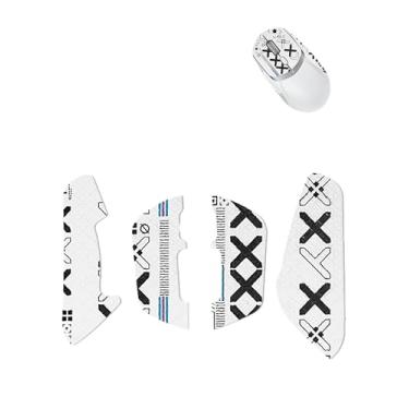 Imagem de WUNIAK Fita antiderrapante para mouse gamer sem fio Logitech G309, conjunto de adesivos ultrafinos com absorção de suor, lavável, reutilizável, antiderrapante para controle de jogos de esportes