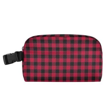 Imagem de TSENQUE Lancheira personalizada Ruby Lumberjack Buffalo Xadrez para Mulheres Meninas Lancheira Masculina Crianças Lancheira para Trabalho, Macia, Portátil, Bonita, Bolsa Térmica para Meninos