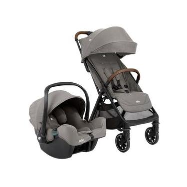 Imagem de Carrinho com Bebê Conforto Travel System Pact Pro Cinza Pebble - Joie
