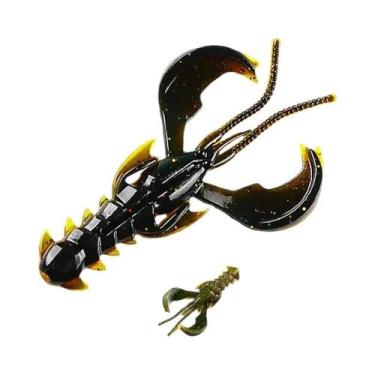 Imagem de Iscas de pesca loucas-supercontinente, isca plástica macia, camarão, l