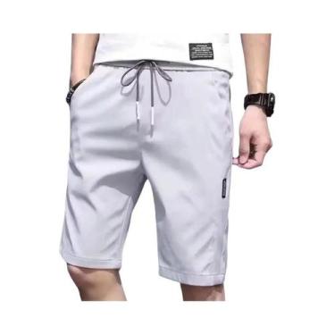 Imagem de Bermudas Masculinas Para Trabalho Com Múltiplos Bolsos, Comprimento Mé