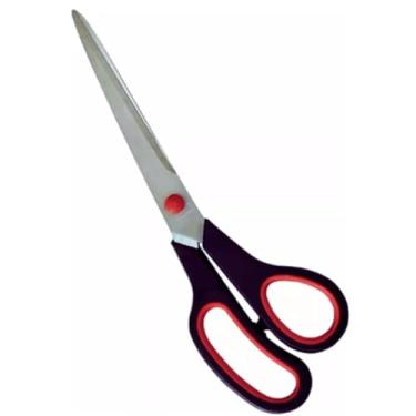 Imagem de **Tesoura Profissional Multiuso 9” em Aço Inox – 23,5cm, Corte Preciso, Cabo Ergonômico Antideslizante, Ideal para Costura, Cozinha, Escritório e Uso Doméstico**