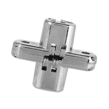 Imagem de Generic Dobradiça de Mesa Oculta, Design de Pista de Rolo Espessada, Operação Suave para Projetos de Melhoria da Casa, Prata (Tamanho pequeno)