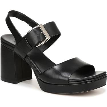 Imagem de Naturalizer Sandália feminina Philippa Platform Slingback, Couro preto, 40