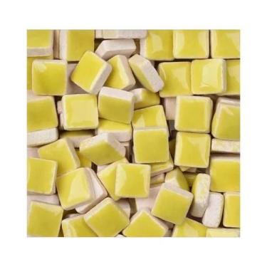 Imagem de Azulejos De Cerâmica DIY Coloridos 100g Ornamentos De Espelho De Vidro