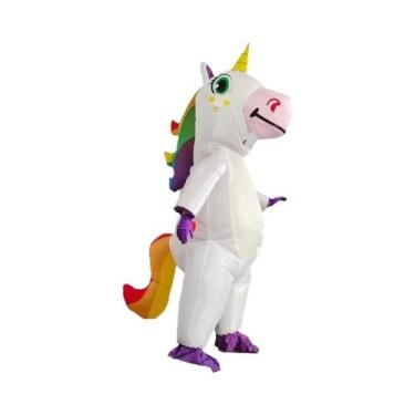 Imagem de Fantasia Inflável De Unicórnio Para Adultos, Fantasia Engraçada Para O