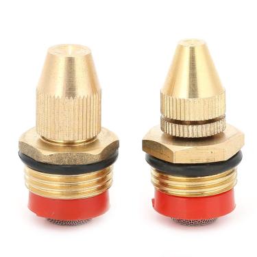 Imagem de HEEPDD 2 Unidades G1/2 DN15 Micro Aspersor Ajustável de Latão, Bocal de Pulverização de Irrigação de Jardim Com Fácil Instalação, para Irrigação de Gramado Com Resfriamento de Telhado