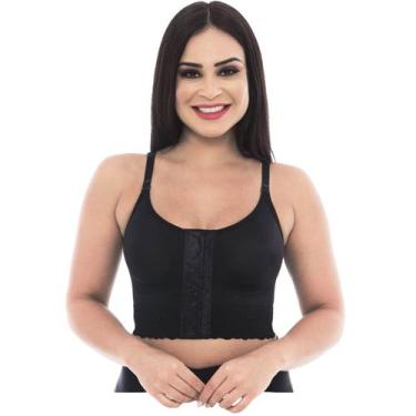 Imagem de Kit Sutiã Compressivo Pós Cirúrgico Sustentação Fita Adesiva para Cica