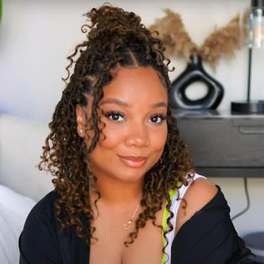 Imagem de Crochet Hair LIYATE Goddess Locs 30 cm, 6 pacotes para mulheres negras