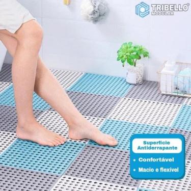Imagem de 16 Tapete Flexível Antiderrapante 30x30 Box Banheiro - TRIBELLO, BRANC