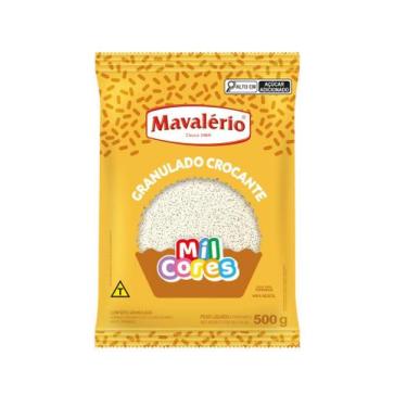 Imagem de Granulado Crocante Branco Mavalerio C/ 500 Gramas - Mavalério