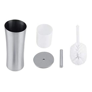 Imagem de Conjunto de escova para limpeza de banheiro CUOFYUNL Suporte de aço inoxidável para casa, hotel, banheiro, conjunto de ferramentas de limpeza