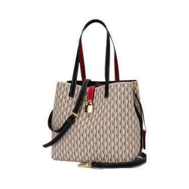 Imagem de Bolsa De Ombro Feminina CH De Grande Capacidade, Elegante, Luxo Leve, 