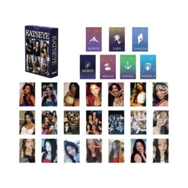 Imagem de Conjunto De Photocards De Ídolos Kpop Femininos 55 Peças KATSEYE MANON