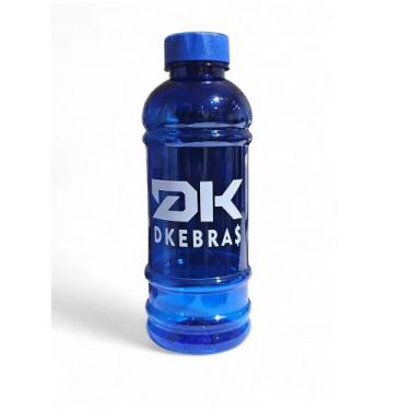 Imagem de Garrafa Galão de Água 500ml Dk Dkebras Treino Fitness Rosca, Azul escu