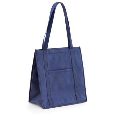 Imagem de Sacola Térmica Grande 18l Reutilizável Feira Mercado Camping - SHOP ZI