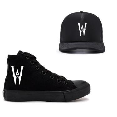 Imagem de Kit Tênis Boné Wandinha Addams Lançamento Série Teens - Gra Confecções