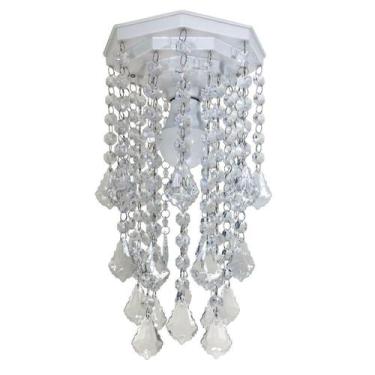 Imagem de Lustre de cristal acrílico alto brilho - Design moderno - Lustres Sh D