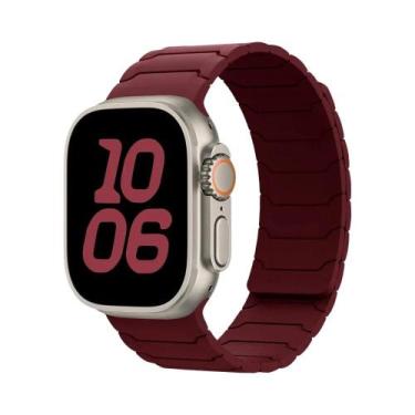 Imagem de Pulseira Magnética De Silicone Para Apple Watch Ultra 2 Série 10 9 8 7