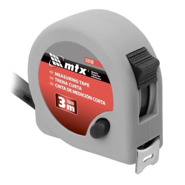 Imagem de Trena Curta 3m 16mm Plástico Abs Fine Mtx Medição Precisa