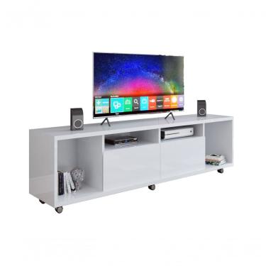 Imagem de Rack Para Tv Arizona 1.8 Branco Brilho - Moveisaqui