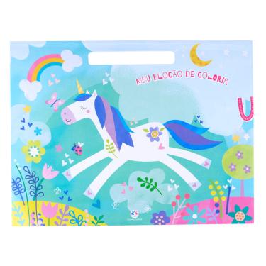 Imagem de Blocão de Colorir Unicórnio - Ciranda