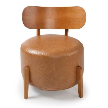 Imagem de Poltrona Empório Puff Cor (c) Freijó