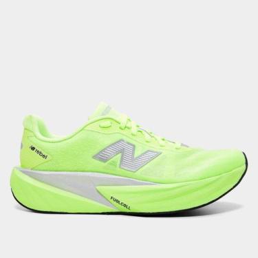 Imagem de Tênis New Balance Fuelcell Rebel V5 Masculino, Verde claro, 41