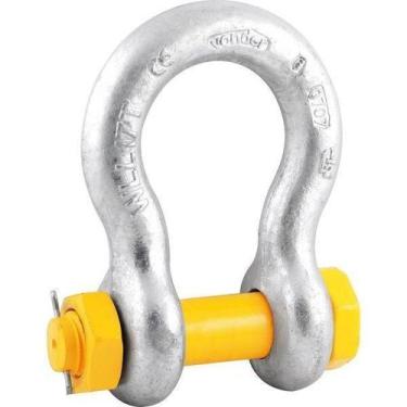 Imagem de Manilha Para Cabo De Aço 1.1/2 Curva Uso Industrial Galvani - Vonder