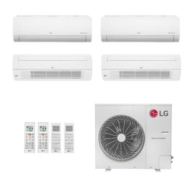 Imagem de Ar-Condicionado Multi Split Inverter LG 48.000 (2x Evap HW 7.000 + 2x Evap Cassete 1 Via 18.000) Só Frio 220V								