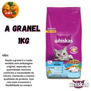 Imagem de RAÇÃO A GRANEL WHISKAS CASTRADO SABOR PEIXE 1kg - mars