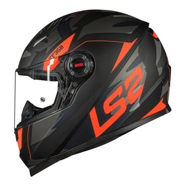 Imagem de Capacete LS2 FF358 Tank Camo Matte Black / Orange (58)