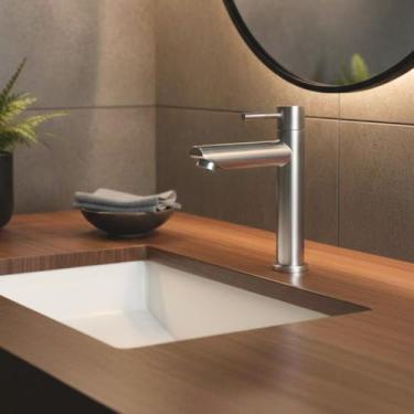 Imagem de Torneira Pia Bancada Banheiro Lavabo Lavatório Cozinha Metal Cromada F
